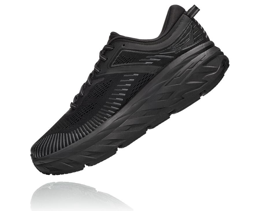 Chaussure Running Hoka One One Bondi 7 Homme - Noir - CSE-987652